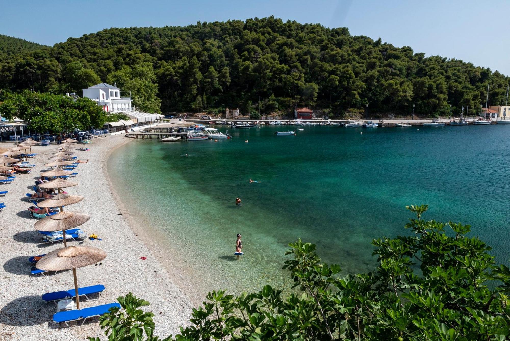 Skopelos Country House Diamantis & Chrisi Agnontas Bagian luar foto
